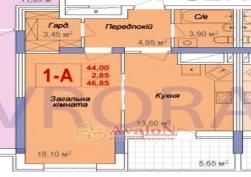 квартира в Малиновском районе 40000 у.е.