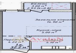 квартира в Малиновском районе 37000 у.е.
